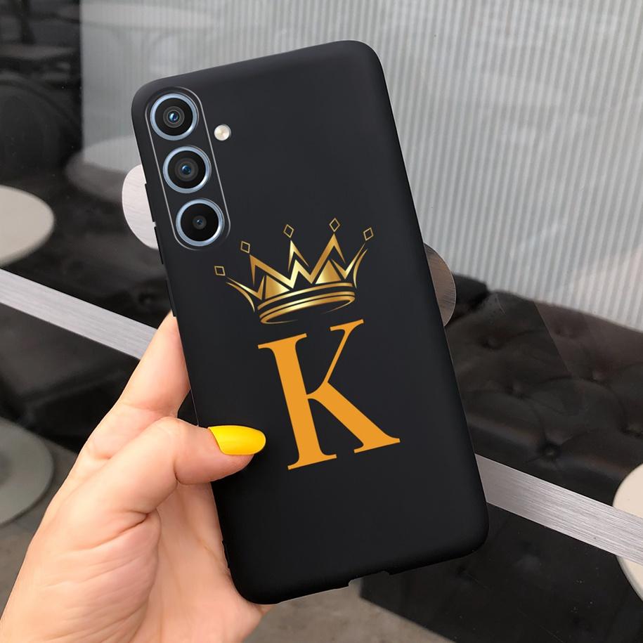 Для Samsung Galaxy A52 A52S A53 A54 5G Чехол Роскошные Буквы Короны Расписной Мягкий Тонкий Задняя Крышка Для Samsung A52 5G SM-A526B Fundas