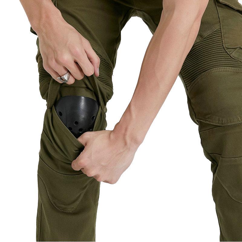 Мотоциклетные брюки Брюки для эндуро для верховой езды Мотокросс Гонки по бездорожью Спортивные брюки с защитой колена Мужские брюки для мотокросса Нейлоновые хлопковые брюки