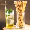 300 шт., деревянные соломинки, пищевая питьевая вода, легкие, надежные, не пластиковые соломинки, товары для вечеринок