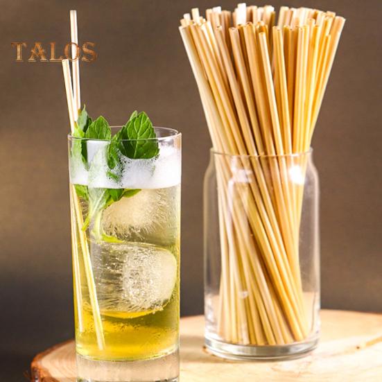 300 шт., деревянные соломинки, пищевая питьевая вода, легкие, надежные, не пластиковые соломинки, товары для вечеринок