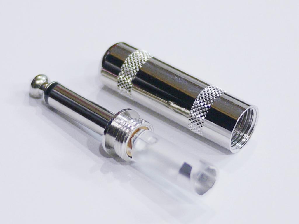 Монофонический штекер, прямой тип S-образной формы, для самостоятельного экранирования, набор из 10 штук