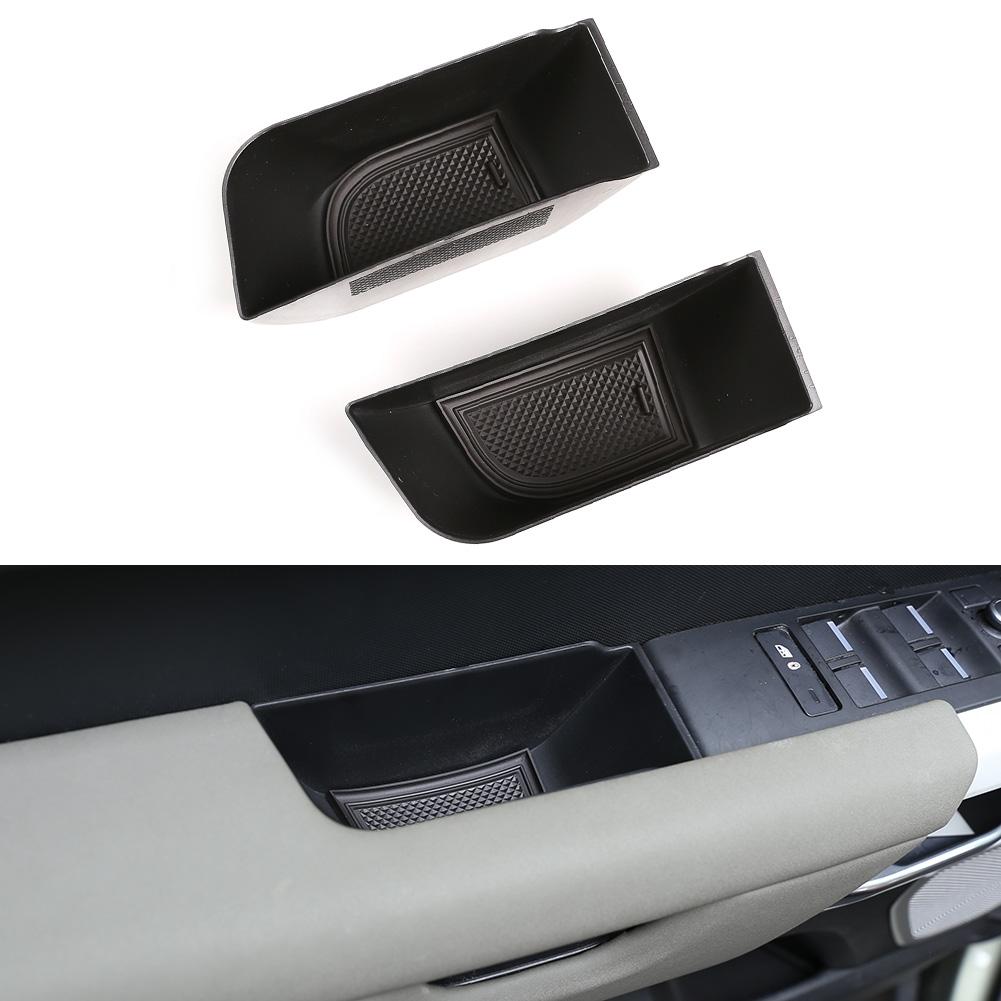 1 Pair For Defender 90 110 Blcak Car Door Storage Box Phone Tray 2020-2023 High-capacity Car Accessories