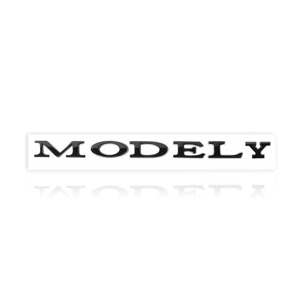 Car Original ABS Letter Logo Rear Tailgate Trunk Emblem Stickers For Tesla MODEL 3 MODEL Y SpaceX DUAL MOTOR Model S Model X