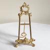Zinc Alloy Photo Frame Display Rack Antique Finish Tray Rack Decoration Ornament  Wedding Use