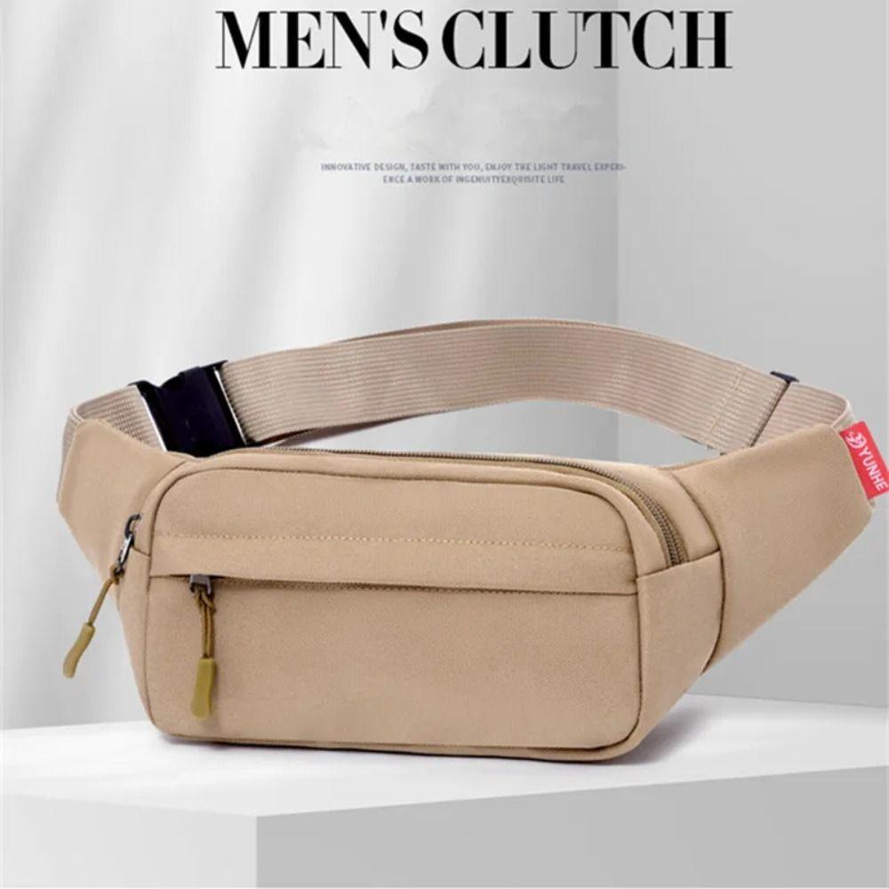 Chest Pack Men Waist Bag Single Shoulder Sports Crossbody Bag Phone Belt Bag  Casual Street
