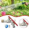 Lockable Water Faucet Outdoor Brass Garden Replacement for Lawn Garage Home