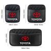 Leather Car Storage Pocket Seat Back/Door/Center Console Organizer for Toyotas TRD Autocollant Pegatina RAV4 Avensis Yaris Reiz