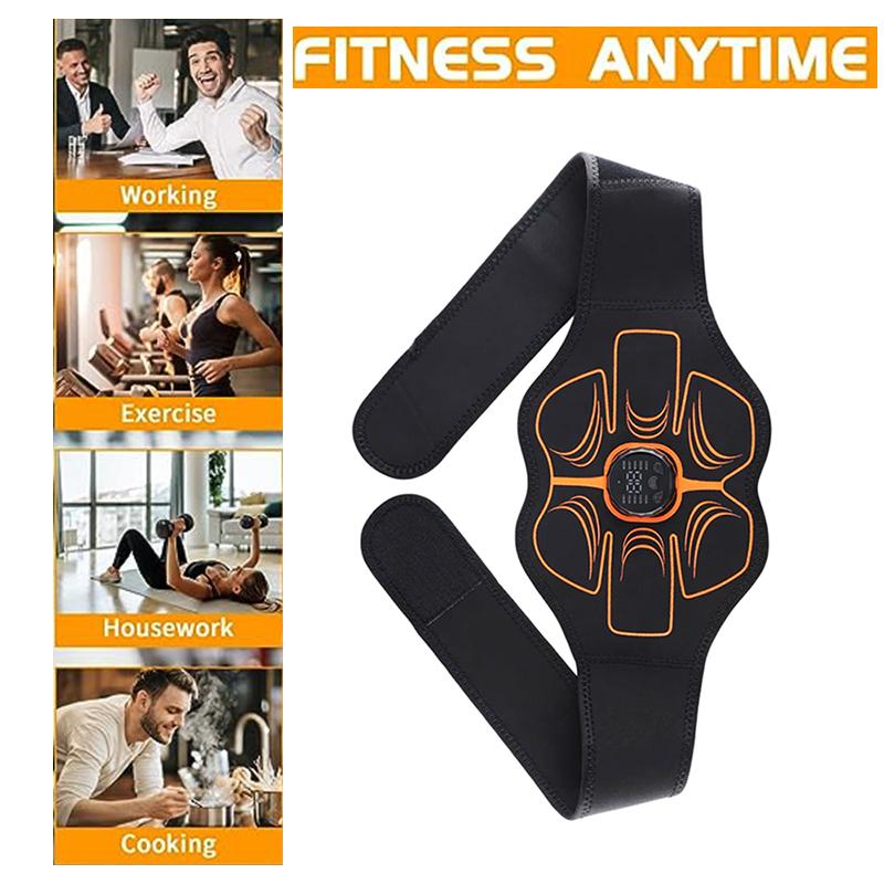 Пояс для тренировки мышц живота 107 см Массажные пояса для талии и живота Тонизатор мышц Фитнес-массажное оборудование 10 режимов 30 уровней