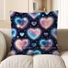 2D Starry Hearts: Dreamy Cushion Covers For Home Pattern Cushion Cover Suitable For Sofa Bedroom Car Pillow Cover