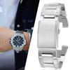 For Casio GST-B100 Concave Interface Steel Watch Strap for Men GST-W300/S310/400G/410 Watch Bracelet 26x14mm Steel Black