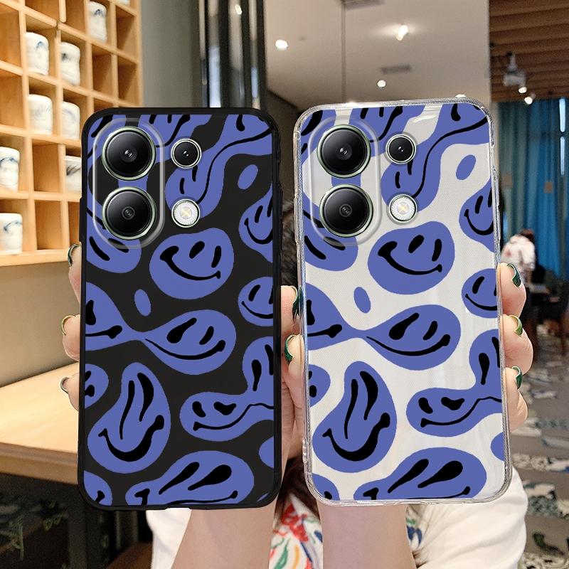 Мягкий силиконовый чехол с рисунком Expression для Samsung A55 M35 S24 Xiaomi Redmi Note 13 Pro iPhone Huawei Honor Realme Camera Защитный противоударный чехол