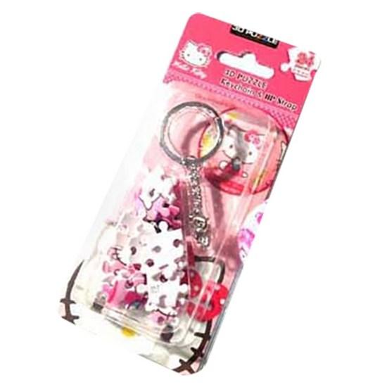 Works I Kitty Pink Ball Puzzle Keychain WS901620, a Popular Character In Korea