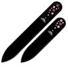 Набор из 2 пилочек для ногтей Black Crystal с кристаллами WB-MS