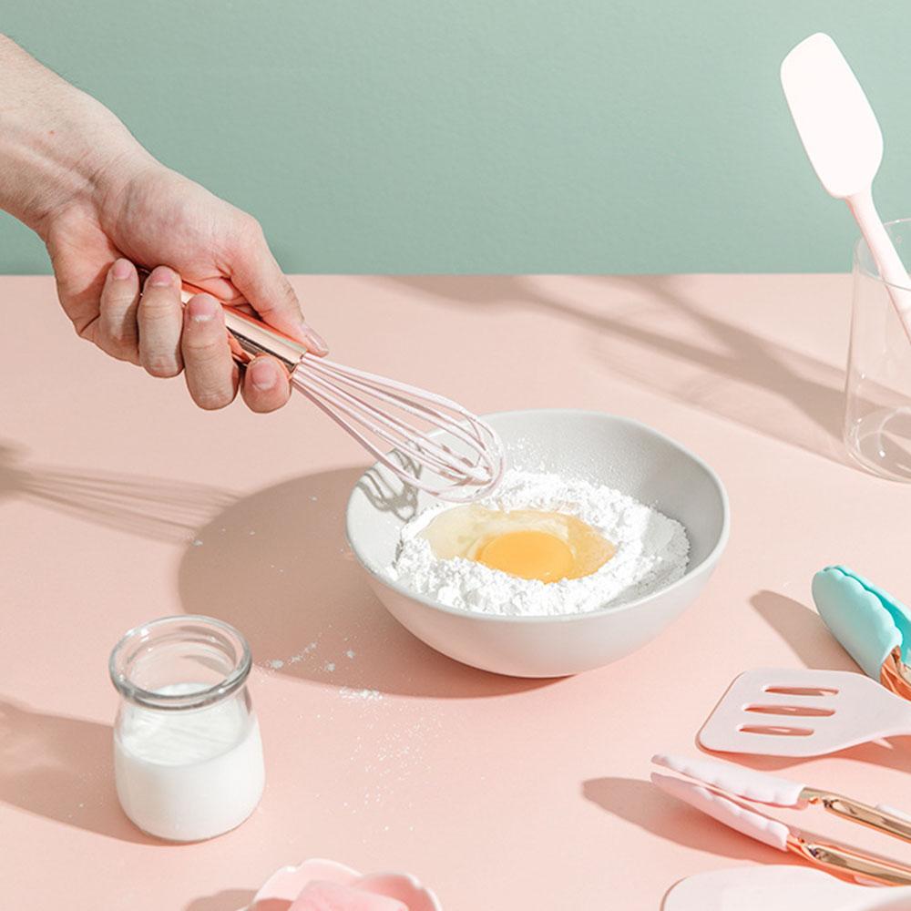 Resistance Kitchenware Accessories Cooking Tools Whisk Spatula Food Tongs Silicone Scraper