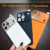 Для iPhone 16 15 14 13 Pro Max Преобразовать Изменить на 17 Pro Max Задняя наклейка Защитная крышка для камеры С защитой для объектива камеры