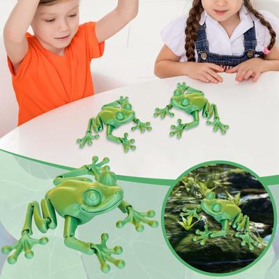 3D-печатная подвижная игрушка-амфибия с шарнирным соединением для детей