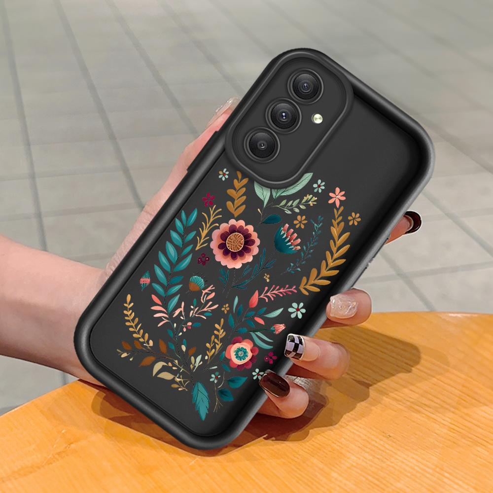 Мягкие силиконовые квадратные лестницы с мультяшным узором, полное покрытие, защита камеры, противоударный чехол для Huawei Honor Xiaomi Redmi Samsung