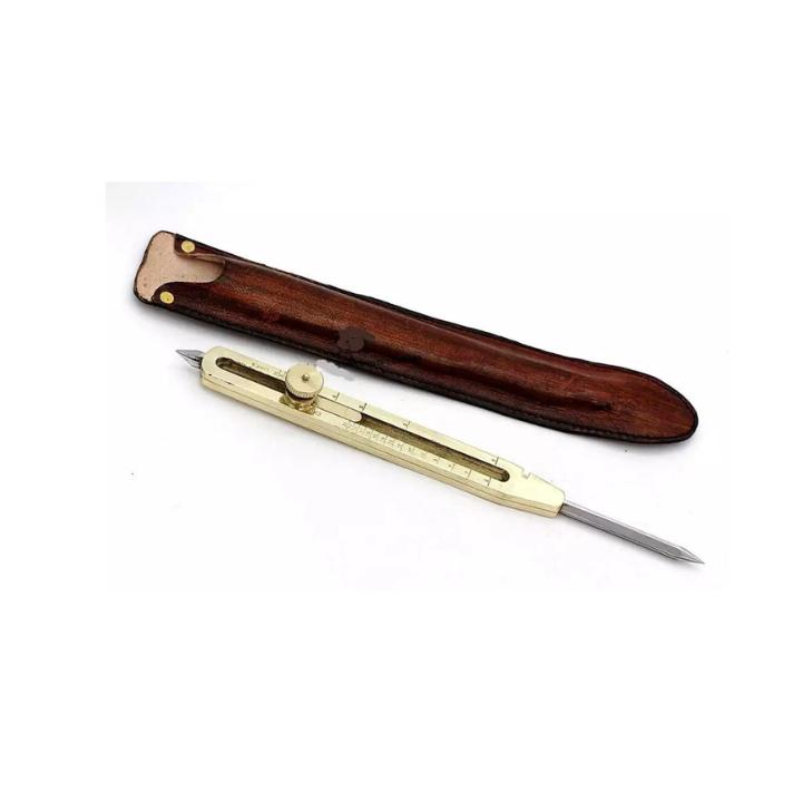 Proportional Scale Divider 9 Inch Solid Brass Drawing Tool for Artists Gifts