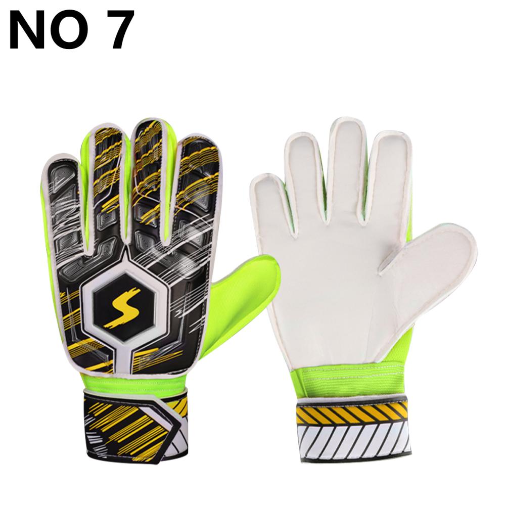 Goalkeeper Gloves Professional Breathable Soccer Goalie Gloves Thickened Full Finger Hand Protection Sports Training Accessories