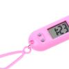 Mini Electronic Student Oval Digital Watch Time Display Clock Hanging Keychain