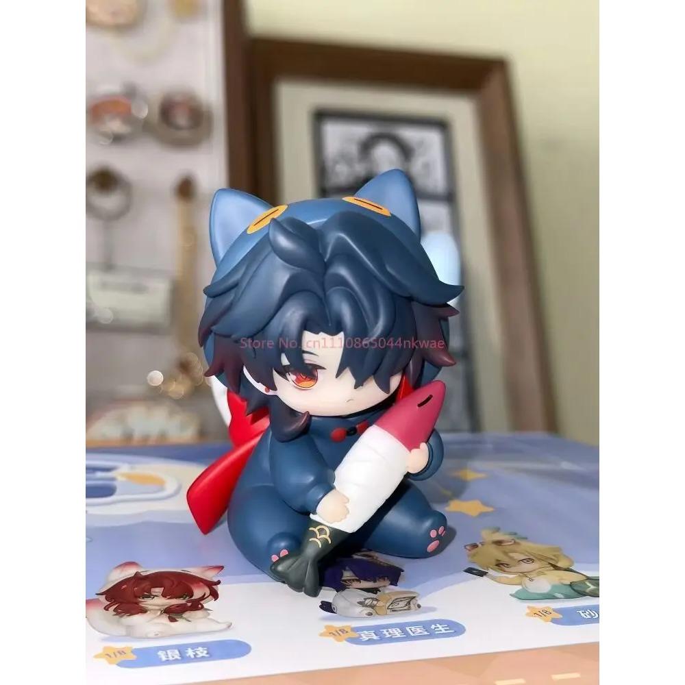 Honkai Star Rail Серия Мужского Общежития Blind Box Q.Вер Милая Мини Мультяшная Фигурка Сандей Дань Хэн Блэйд Авантюрин Подарок-Сюрприз
