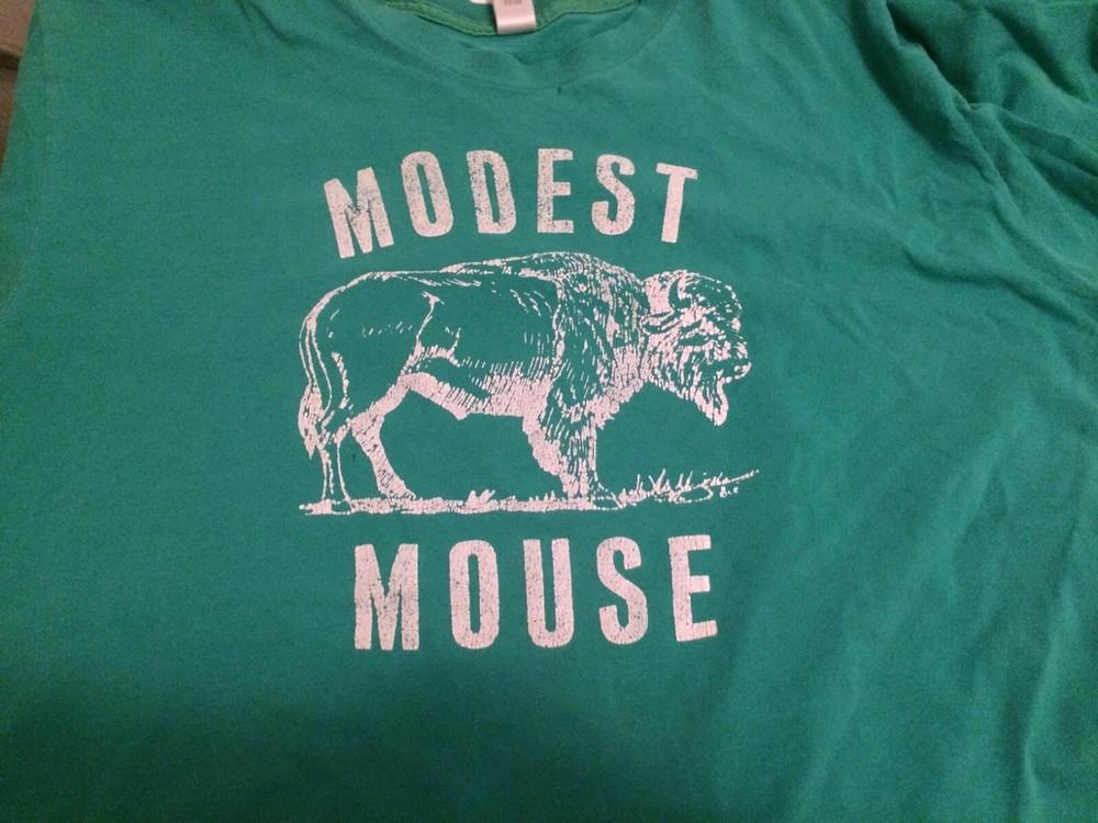 Modest Mouse band 90s Retro Style Green Unisex Short Sleeve T shirt Unisex T-Shirt
