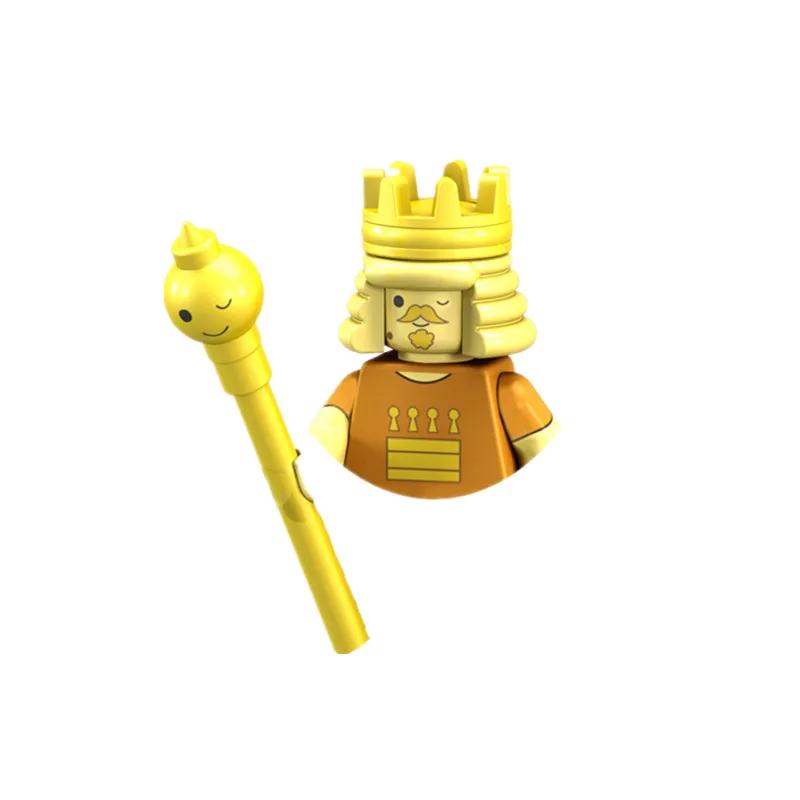 PG8141 Аниме Мультяшная Кукла Конструктор Каваи Банановый Человек Акула Развивающие Игрушки Детский Домашний Подарок Конструктор Приключение