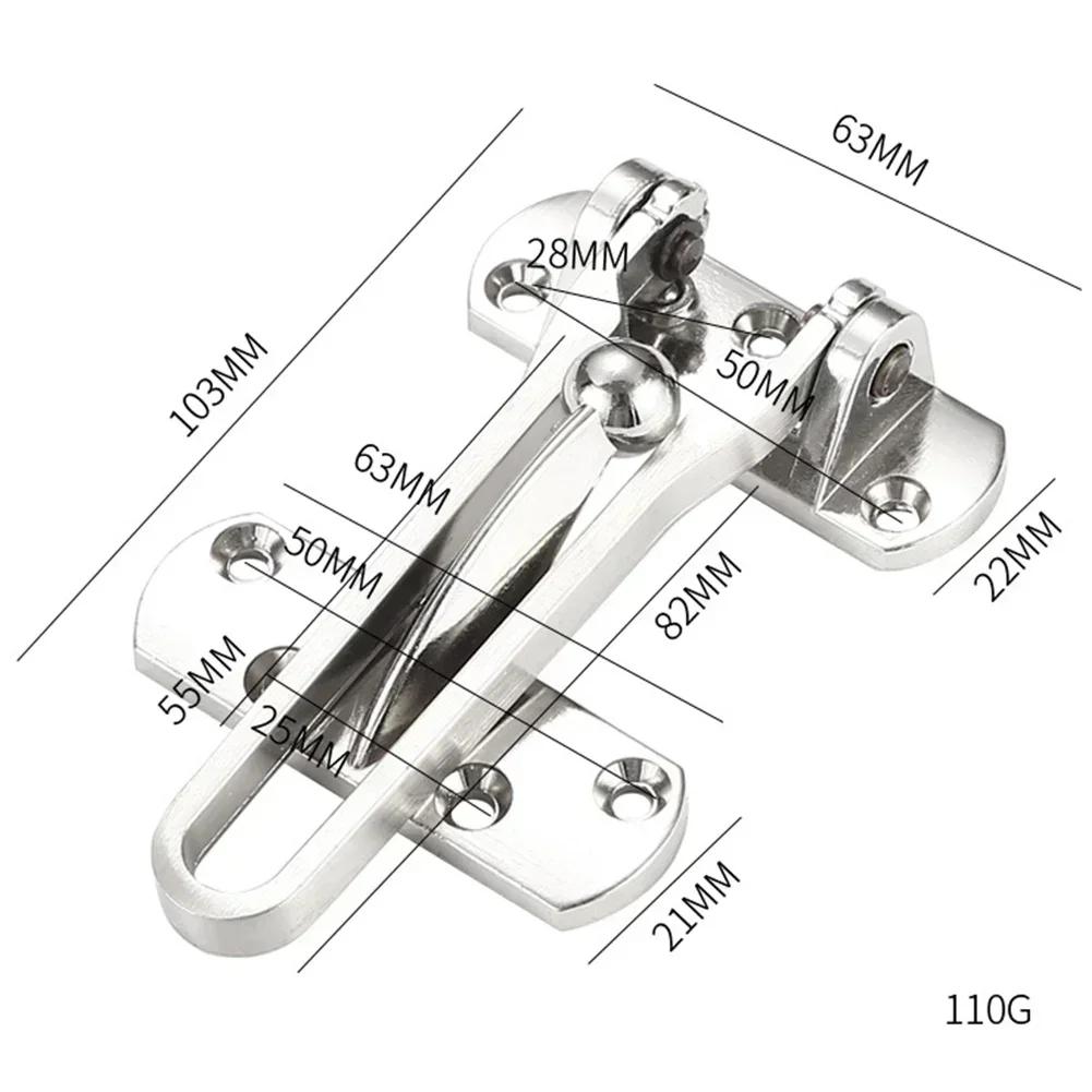 1 шт. противоугонные замки с застежкой для двери гостиничного номера, охранная цепь, замок с поворотным рычагом, защелка, пряжка, страховой дверной болт
