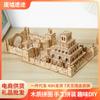 Cross-border New Products Ruins Relics Wooden Assembled Model 3D Handmade Toys Children's Gift-giving High-end Ornaments Collection