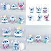 6 Pcs Stitch Sleepwear Pillow Design Mini Model Desktop Ornament Decor Set For Kids And Fans