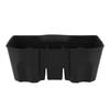 Center Console Rear Organizer Tray Stylish Black Storage Box Armrest Rear Seat Cup Holder for Tacoma