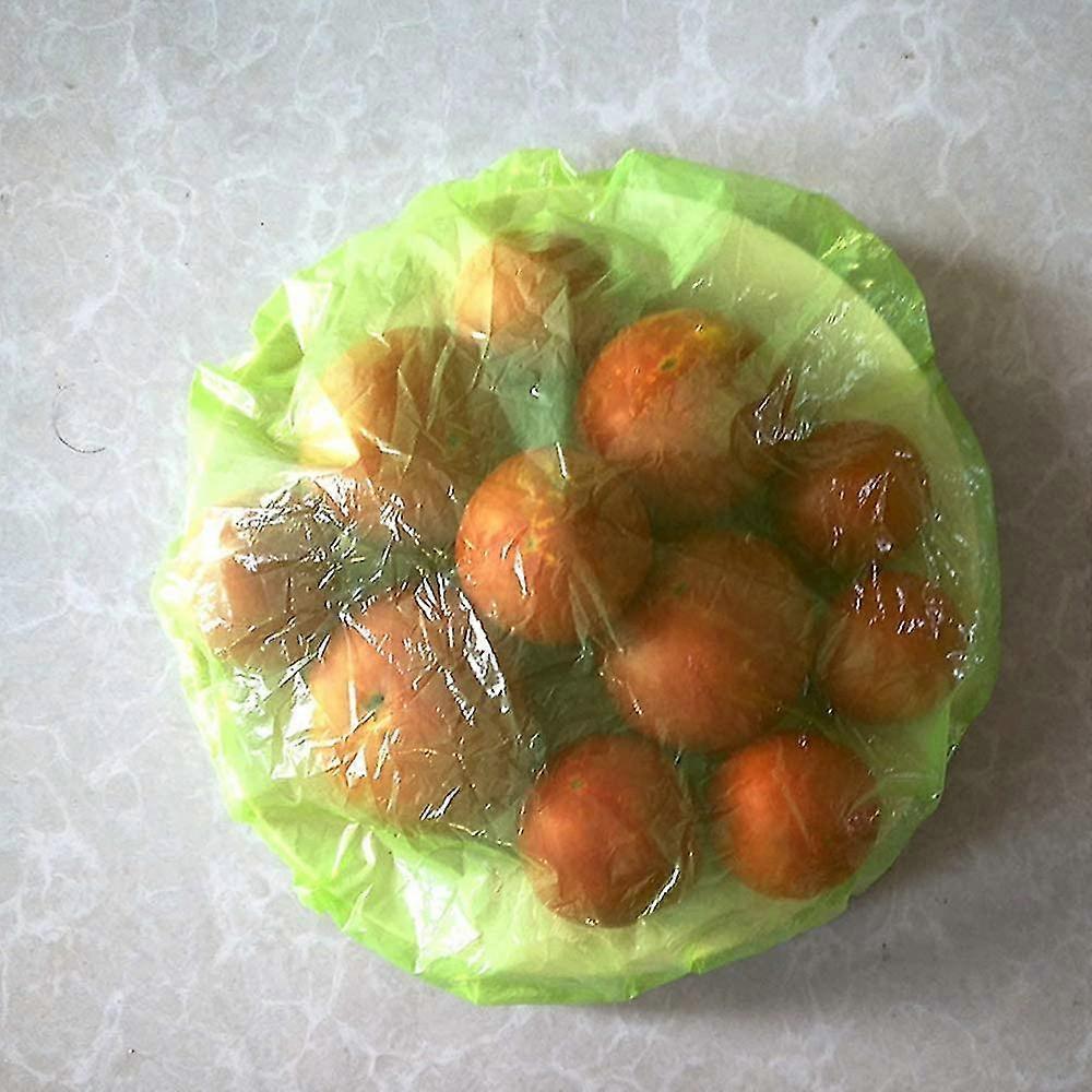 60pcs Bowls Cups Covers Food Cover Dust Cover Plastic Post Caps Waterproof Shower Cap For Vegetables Fresh Protection
