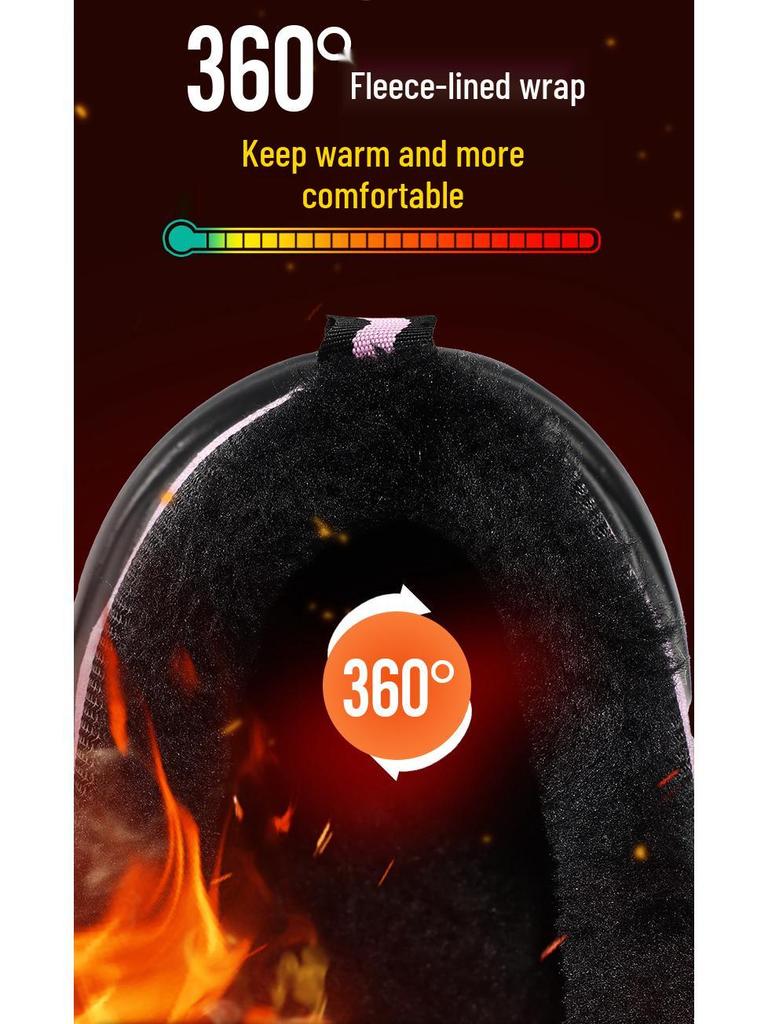 Women's Winter Work Boots: Anti-Smash, Anti-Puncture, Velvet-Lined, Wear-Resistant, Comfortable Safety Shoes for Construction Sites