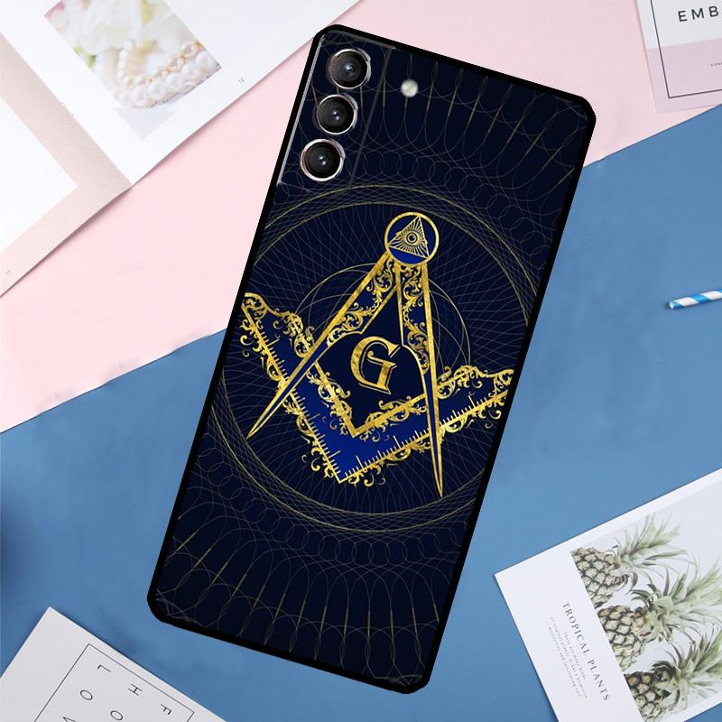 Логотип Символ Масонства Чехол Для Samsung Galaxy S25 Ultra S24 S23 S22 S21 Ultra S9 S10 Plus S23 FE S25 FE Задняя Крышка
