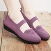 Spring and Summer Women's Cloth Shoes Non-slip Single Shoes Flat Shoes Casual Slip-on Shoes