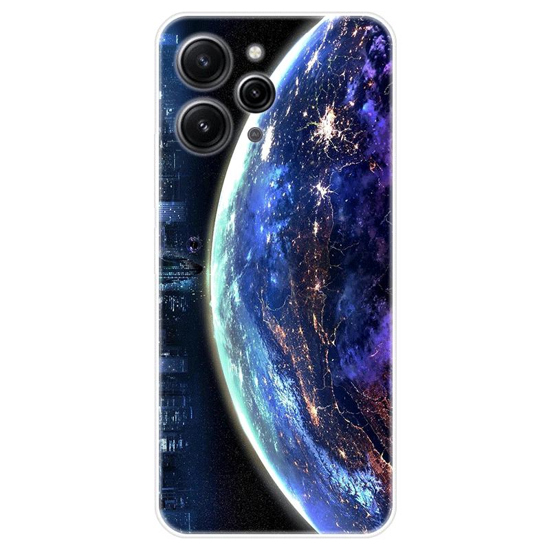 Для Xiaomi Redmi 12 Redmi12 4G Чехол Мягкая силиконовая задняя крышка Чехол для телефона с рисунком из мультфильма Креатив