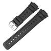 YCHDZK (Small Shop) Casio Watch Band Accessory GW-5000, DW-5600E, BBN M5610 Black Watch Strap 16mm (Black-Steel-K5)