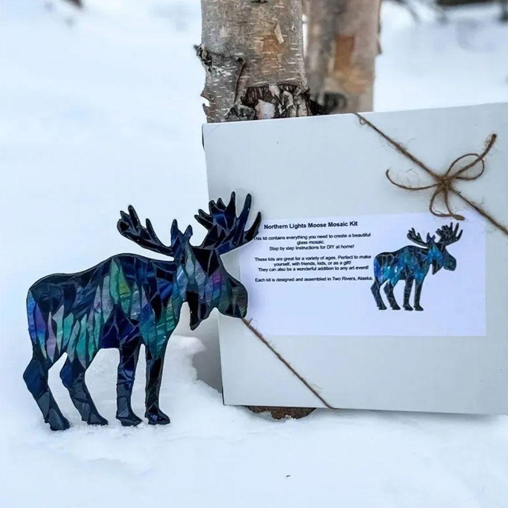 Sunflower Mountain Range Mosaic Ornaments Arts and Crafts Mosaic Arts Funy Stained Glass Craft