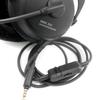 Обновленный портативный кабель для наушников Beyerdynamic MMX300 Черная оплетка ПУ-провод Вспомогательный кабель