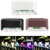 5pcs/Set LED Solar Deck Light Waterproof Step Light Warm White Colorful Solar Stair Lamp for Outdoor Garden Patio Fence Pathway