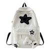 Вельветовый рюкзак для женщин и мужчин Star Travel Bag Bookbag для работы и покупок(черный)
