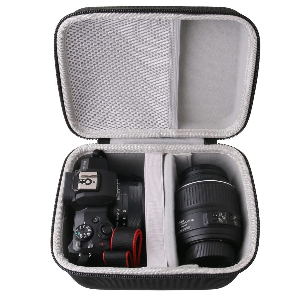 Футляр для хранения WAIYUJP, совместимый с беззеркальными камерами Canon EOS LUMIX, защитный футляр для хранения R100/EOS R50/Panasonic FZ80/FZ85/FZ70, однообъективный