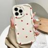 Чехол для телефона с волнистым краем в форме сердца и листьев для Samsung Galaxy S26 S24 S25 S23 Ultra S22 S21 S20 Plus FE, прозрачный мягкий силиконовый чехол