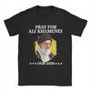 Justice for Ali Khamenei T-Shirt Summer  Pure Cotton T Shirts For Men's Leisure Print Tshirt Short-Sleeve Aesthetic Top Tees