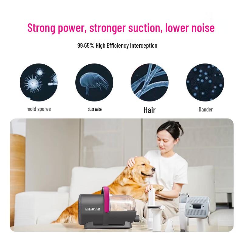 PETKIT 5-in-1 Pet Grooming Vacuum & Clipper
