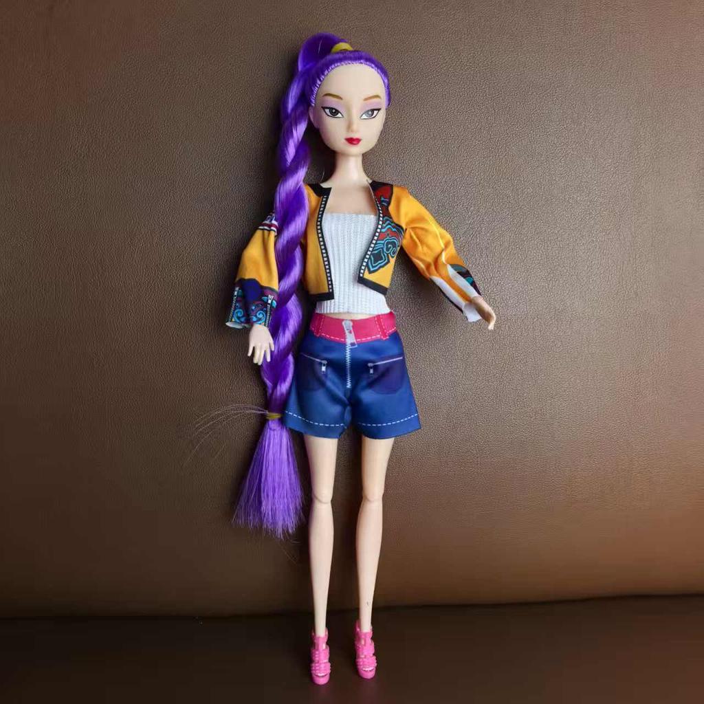 @@кукла 30СМ Охотники на демонов Руми Мира Зои кукла игрушка Kpop Кукла и одежда Охотники на демонов Кукла Девочка Переодевание Поклонники собирают подарки