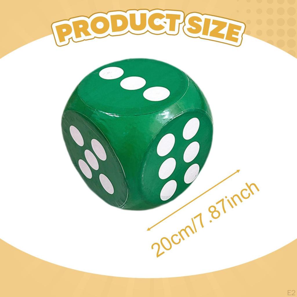 Foam Dice 6 Sides Fun Party Favors 20cm Game Nights Early Learning Toy Decorative Great Gift Giant
