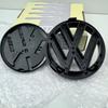 2026 Hot 2pcs 120mm 110mm Car Logo Emblem Hood Front And Rear Tail Mark Rear Badge 6R0853600A Accessory For VW Polo 2011 2012 2013