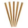 Comolife Pointed Bamboo Set of Made In Wakasa Simple Design Dishwasher-Safe, Easy-to-Grip, Chopsticks, 5, Japan, Non-Slip, Lacquer, Lightweight,
