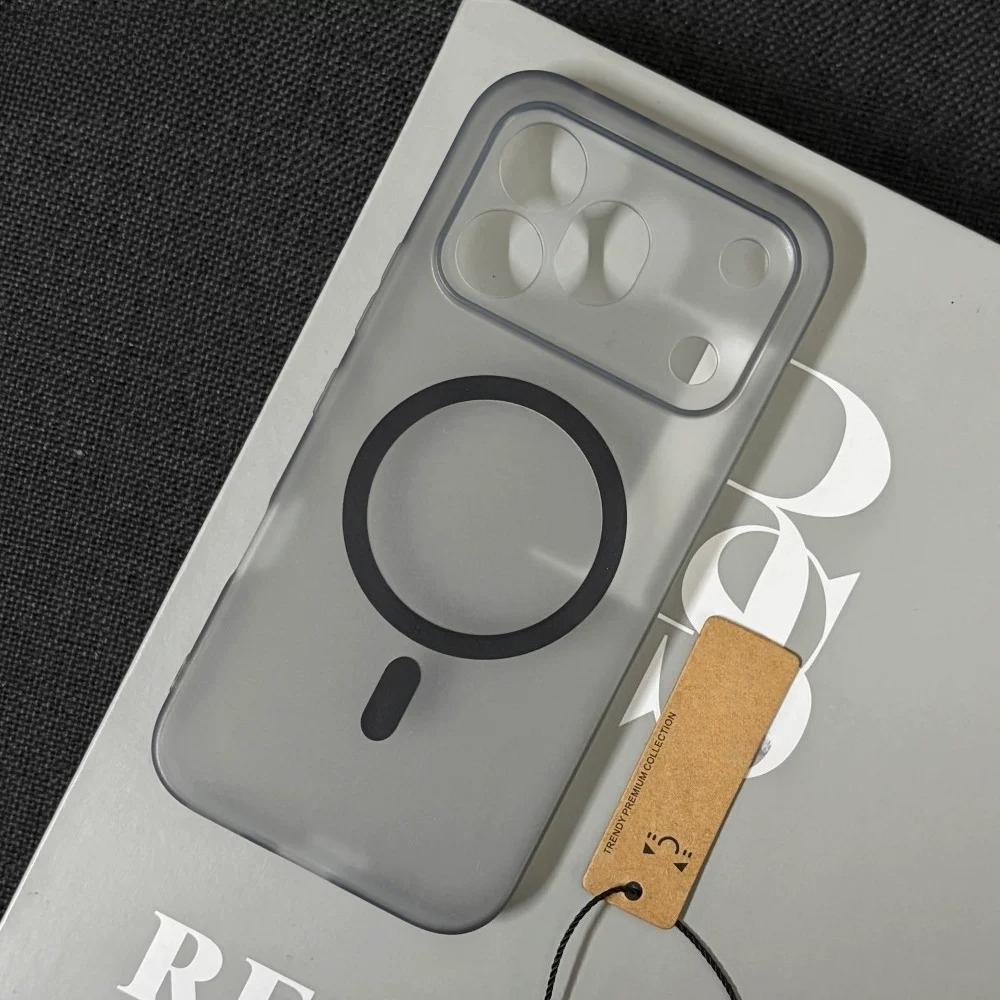 Чехол для Honor 600 Pro Новый Матовый Ультратонкий ТПУ Полупрозрачный Для Magsafe Магнитный Защитный Чехол для Телефона Для Honor 600 Бампер